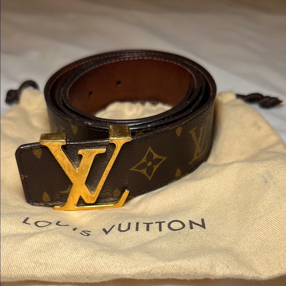 Louis Vuitton Brown Monogram Belt